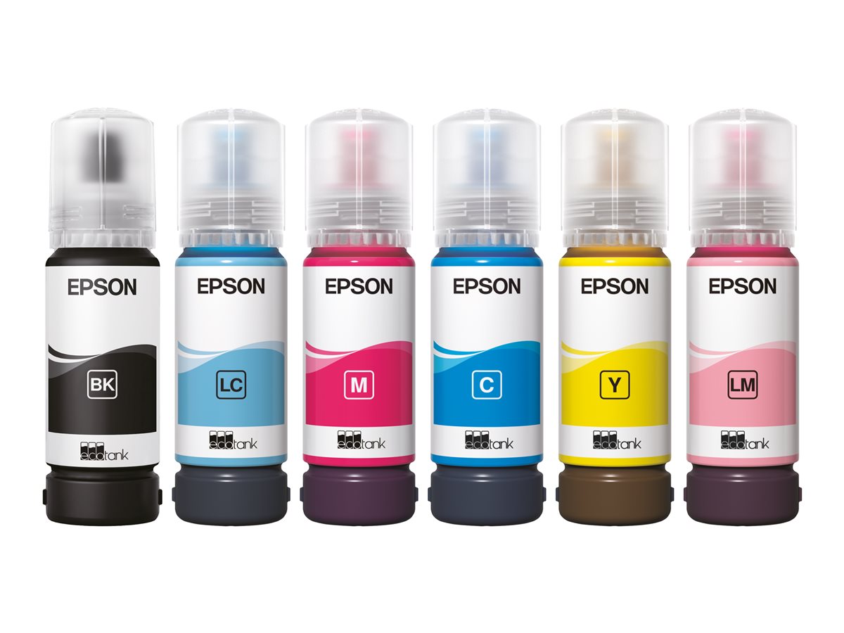 Tinta Epson 107 EcoTank Cyan Original 70ml - Imagem 4