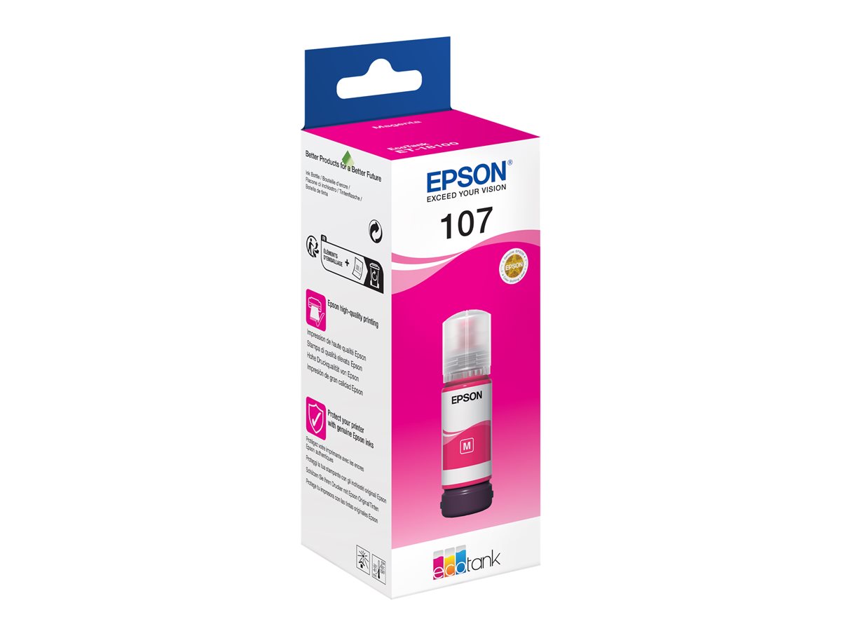Garrafa de Tinta Epson EcoTank 107 Magenta 70 ml