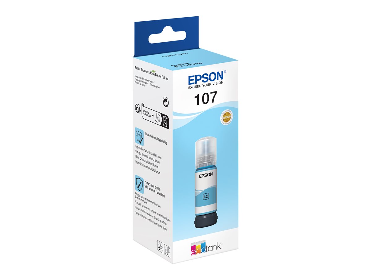 Tinta Epson EcoTank 107 70 ml Azul Cyan Claro