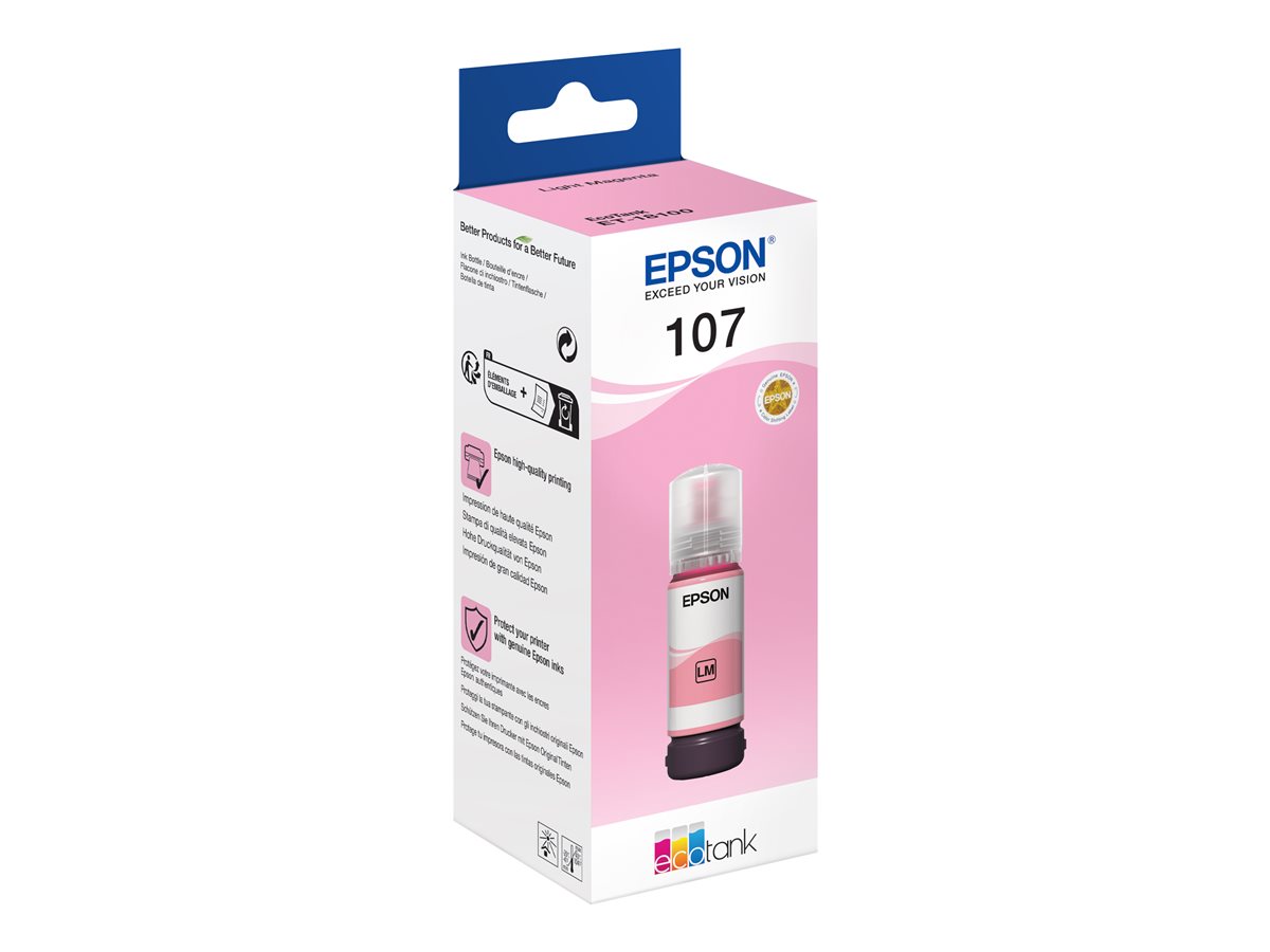 Garrafa de Tinta Epson EcoTank 107 Magenta Claro 70 ml Original