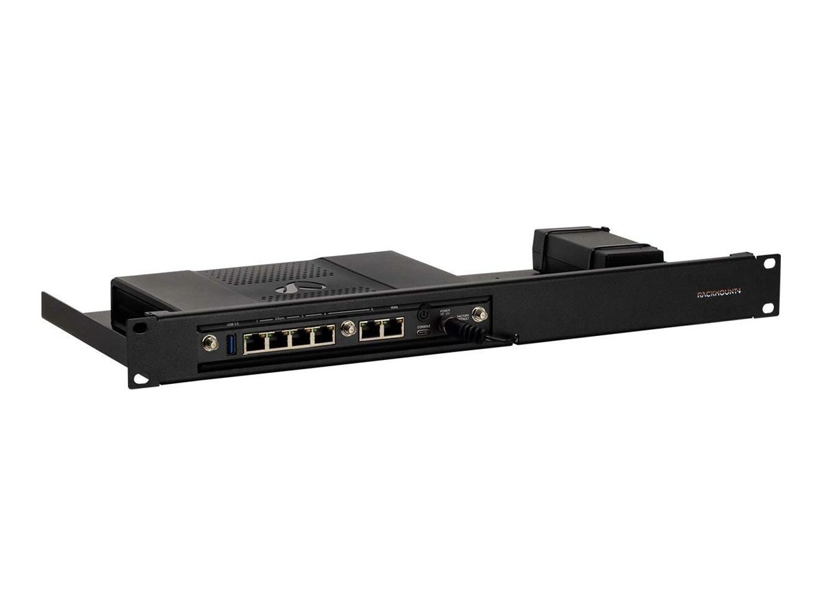 Rackmount.IT RM-CP-T5 - Kit de montagem de dispositivo de rede - montagem em suporte - RAL 9005 - 1U - 19" - Imagem 2