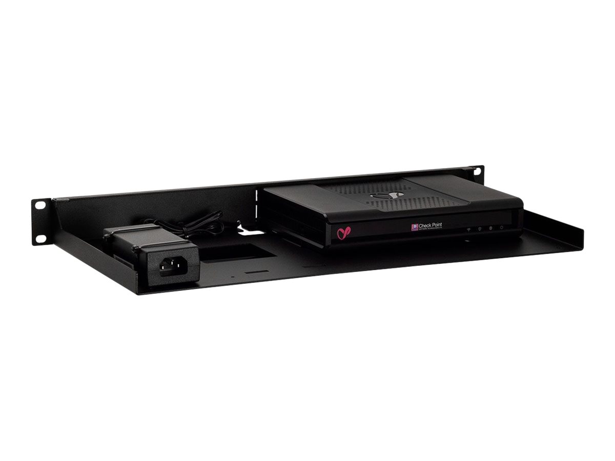 Rackmount.IT RM-CP-T5 - Kit de montagem de dispositivo de rede - montagem em suporte - RAL 9005 - 1U - 19" - Imagem 3