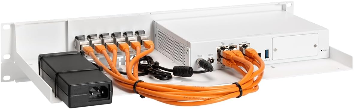 Kit de Montagem Rackmount.IT RM-SR-T10I para Sophos SD-RED 20 e 60 1.3U 19" Branco (RAL 9003) - Imagem 3