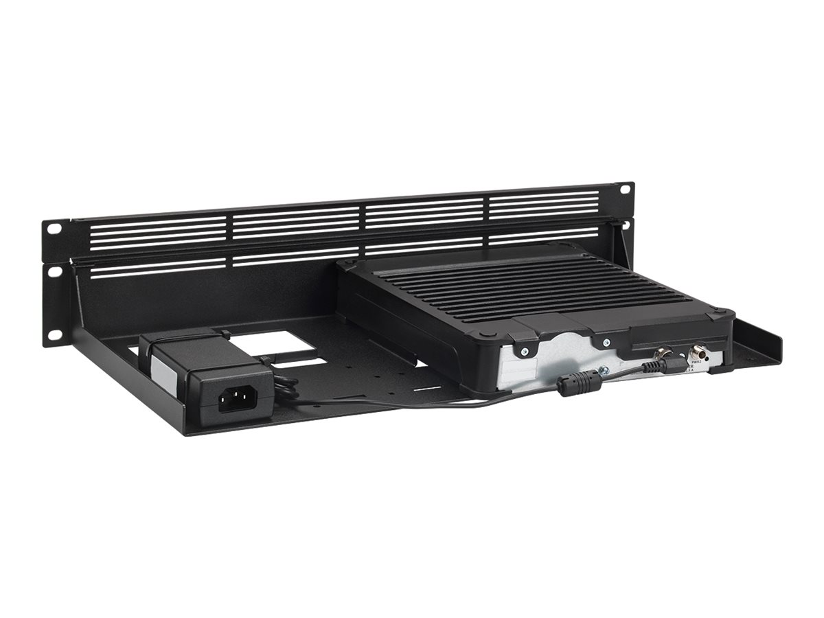 Rackmount.IT RM-PA-T7 - Kit de montagem de dispositivo de rede - montagem em suporte - black RAL9004 - 1.3U - 19" - Imagem 3