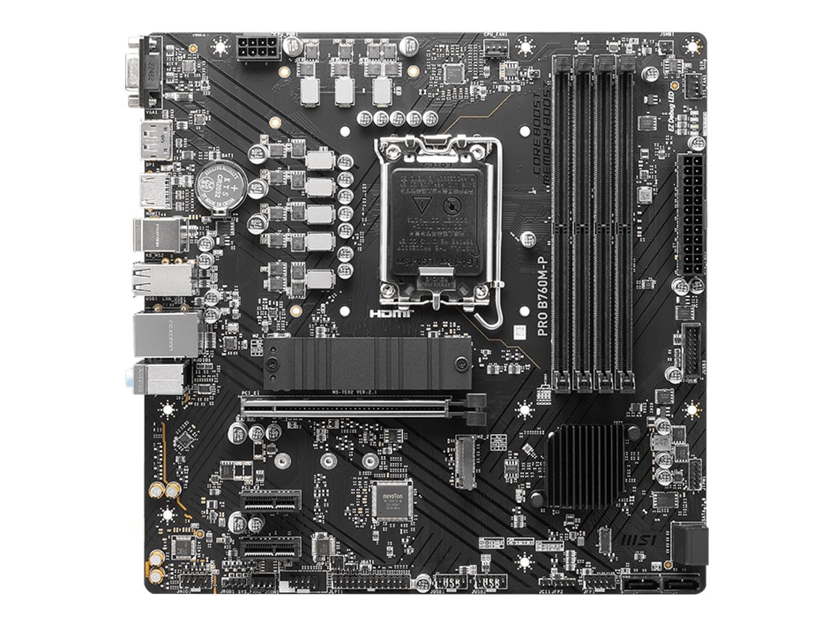 Motherboard MSI PRO B760M-P micro ATX - Imagem 1