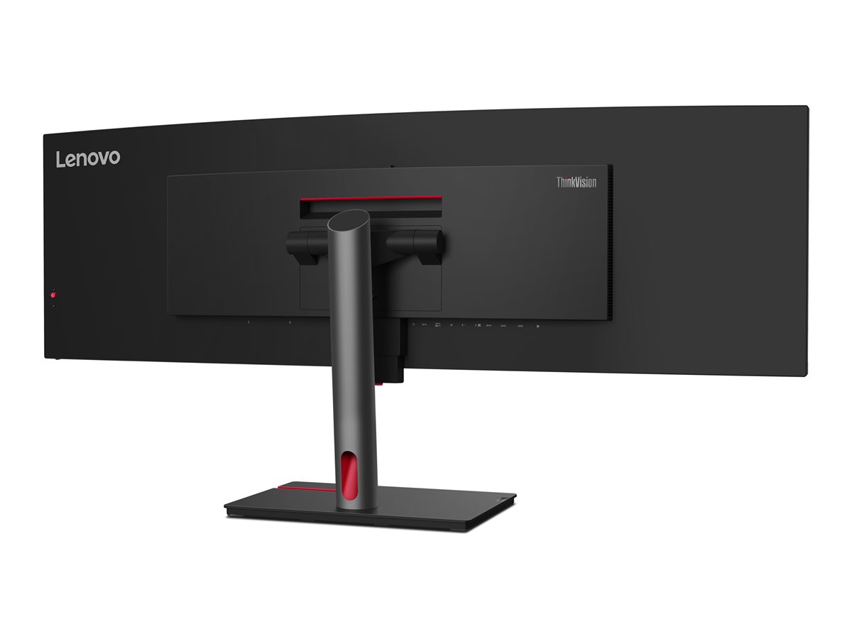 Monitor Curvo Lenovo ThinkVision P49w-30 49" UltraWide Dual QHD IPS 5120x1440 60Hz Thunderbolt 4 Preto Lustroso