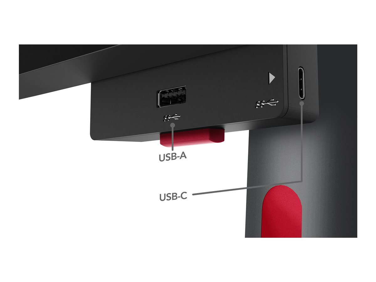 Monitor Curvo Lenovo ThinkVision P49w-30 49" UltraWide Dual QHD IPS 5120x1440 60Hz Thunderbolt 4 Preto Lustroso - Imagem 9