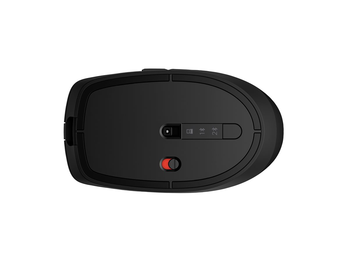 Rato HP 715 Multi-Dispositivo Recarregável, Sem Fios/Cabo (Bluetooth 3.0, 2.4 GHz), 7 Botões, Preto - Clique Silencioso, Programável, 3 Dispositivos - Imagem 6