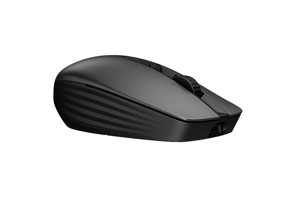 Rato HP 715 Multi-Dispositivo Recarregável, Sem Fios/Cabo (Bluetooth 3.0, 2.4 GHz), 7 Botões, Preto - Clique Silencioso, Programável, 3 Dispositivos - Imagem 8