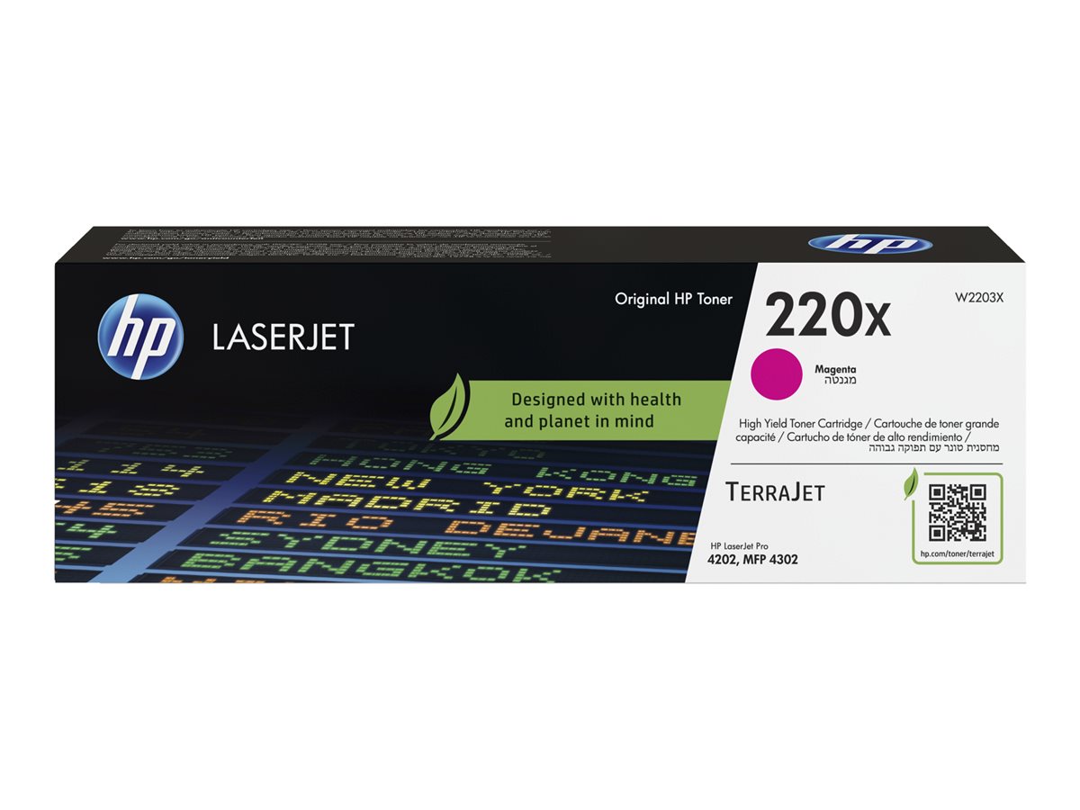 Cartucho Toner HP 220X Original Magenta Alto Rendimento - Imagem 2