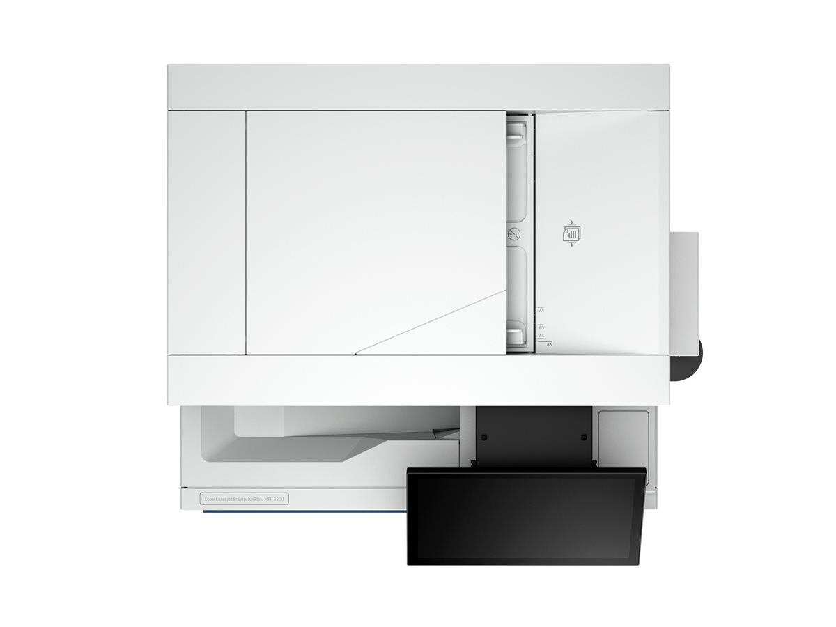 Impressora Multifunções HP LaserJet Enterprise Flow 5800zf A Cores A4 - Imagem 9