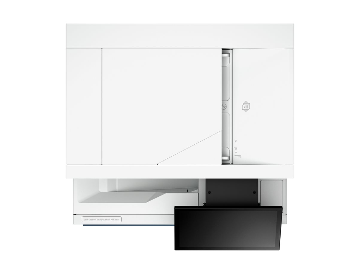 Impressora Multifunções Laser HP Enterprise Flow 6800zf Cores A4 - Imagem 9