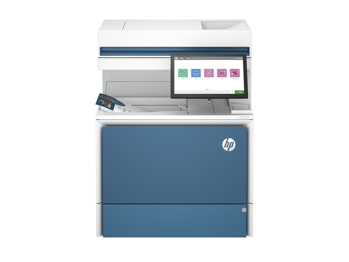 Impressora Multifunções Laser HP Enterprise Flow 6800zf Cores A4 - Imagem 10