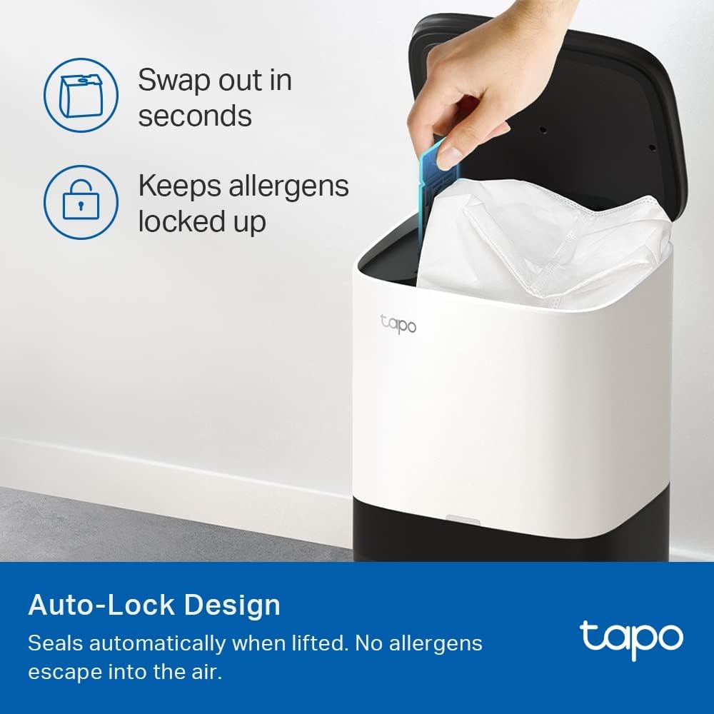 Saco de Poeira TP-Link Tapo RVA200 Pack 3 Unidades 4L para RV10 Plus e RV30 Plus - Imagem 3