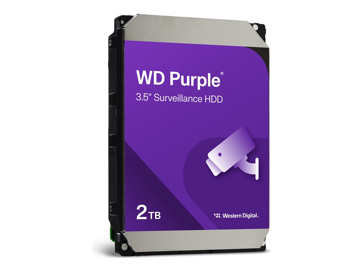 Disco Rígido WD Purple Surveillance 2 TB 3.5" - Imagem 2