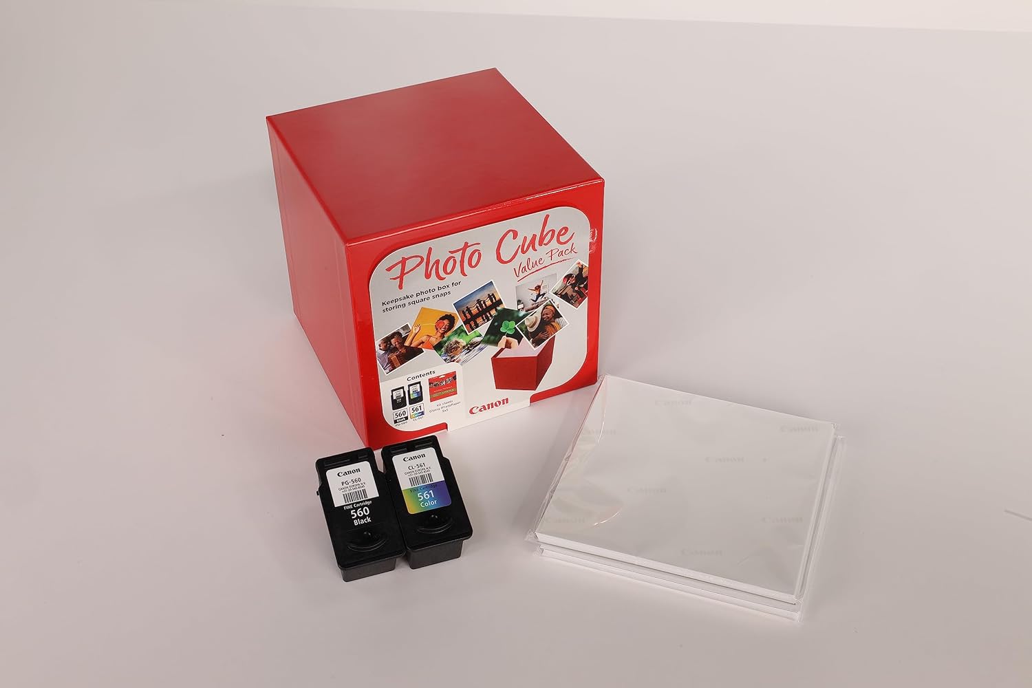 Cartucho de Tinta CANON PG-560/CL-561 Preto e Cor Photo Cube Pack Valor - Imagem 4