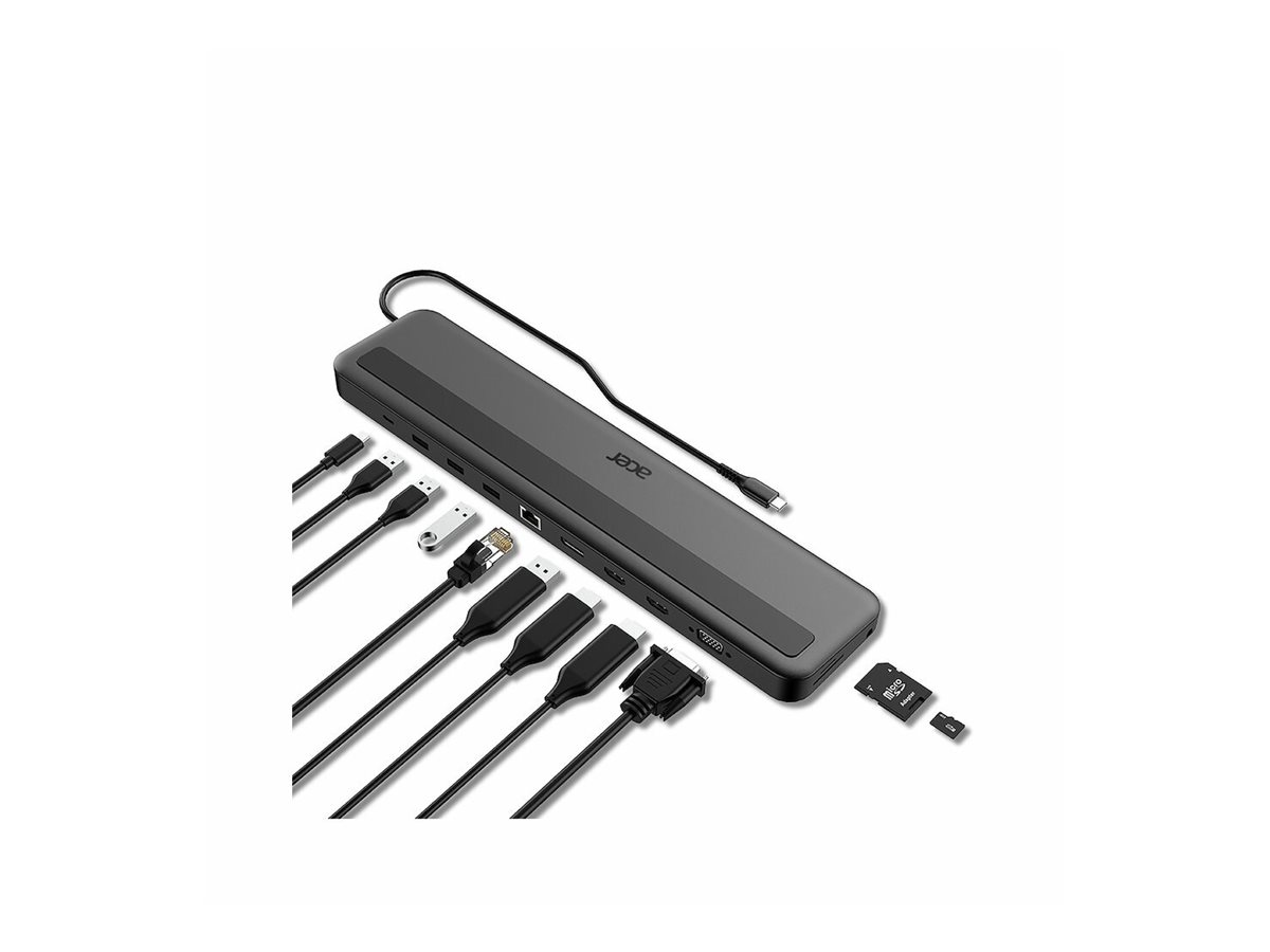 Docking Station Acer 13-em-1 USB-C HDMI VGA GbE - Imagem 2