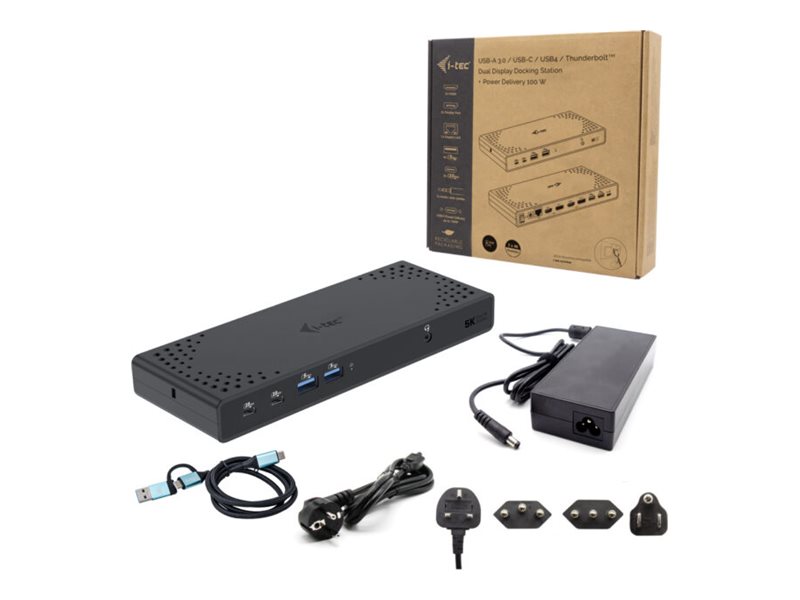Estação de Engate i-Tec USB-C 2xHDMI 2xDP 130W - Imagem 4