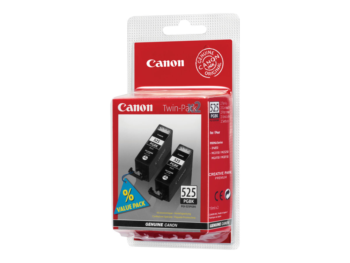 Pack Tinteiros Canon PGI-525PGBK Preto Pack Duplo - Imagem 2