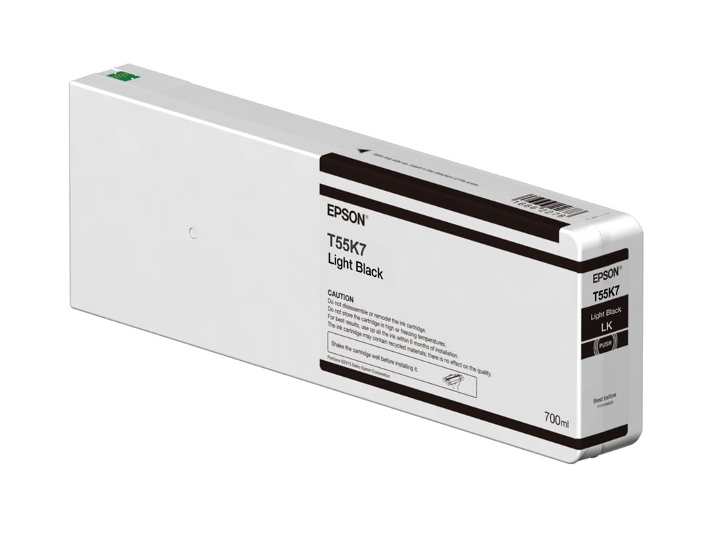 Tinteiro Epson T55K7 700ml Preto Claro Original - Imagem 2