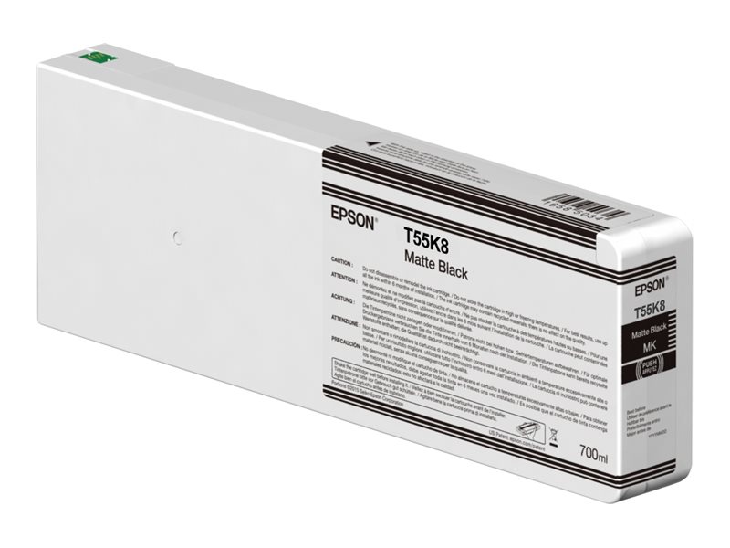 Tinteiro Epson T55K8 Preto Opaco 700ml Original - Imagem 2