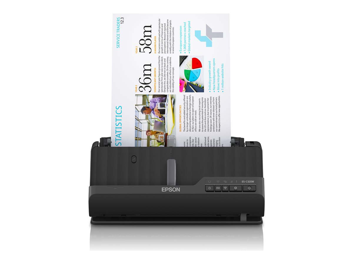 Scanner Epson ES-C320W Duplex A4 ADF Wi-Fi - Imagem 4