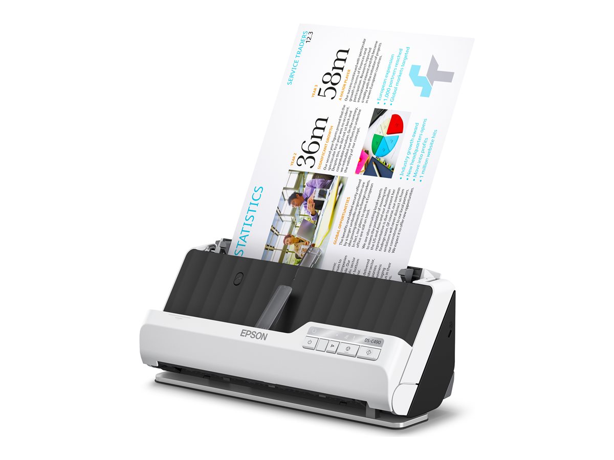 Scanner Epson DS-C490 A4 Duplex ADF 20 Folhas - Imagem 3