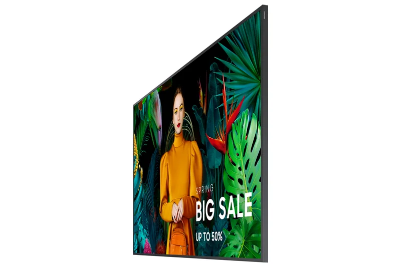 Monitor Profissional Samsung QB65C 65" UHD 4K Slim-LED 350nits 3xHDMI WiFi Bluetooth Preto - Imagem 8
