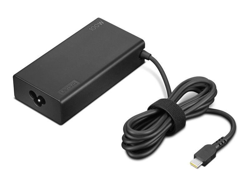 Adaptador Corrente Lenovo USB-C 100W Preto - Imagem 2