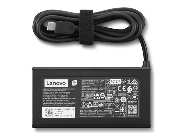 Adaptador Corrente Lenovo USB-C 100W Preto
