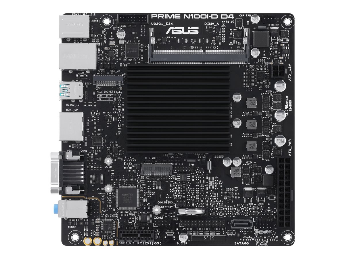 Motherboard ASUS PRIME N100I-D D4 mini ITX Intel N100 - Imagem 1