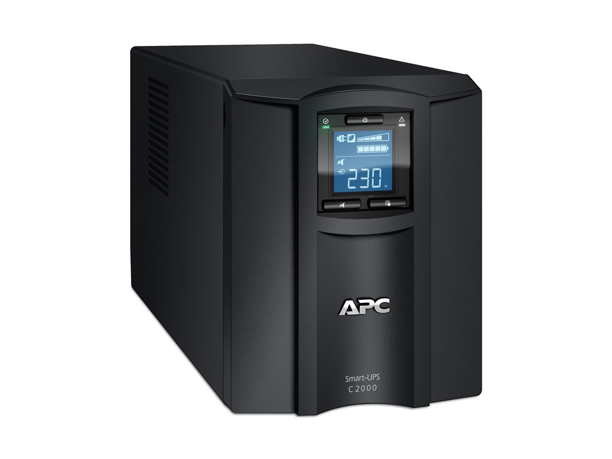 UPS APC Smart-UPS C 2000VA 1300W LCD USB 7 Conectores Saída Preto - Imagem 4
