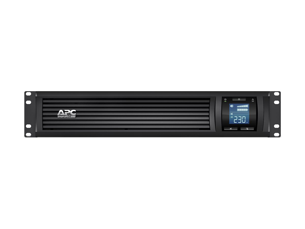 UPS Montável em Bastidor APC Smart-UPS C 2000VA 1300W 2U USB 6 Saídas Preto - Imagem 2