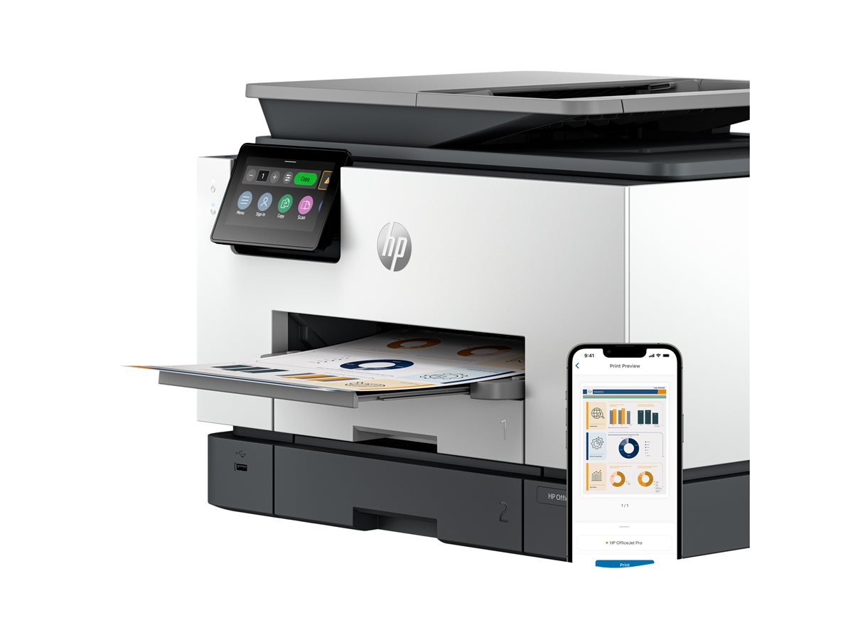 Impressora Multifunções HP Officejet Pro 9130b A4 Cores Jacto Tinta Wi-Fi - Imagem 5