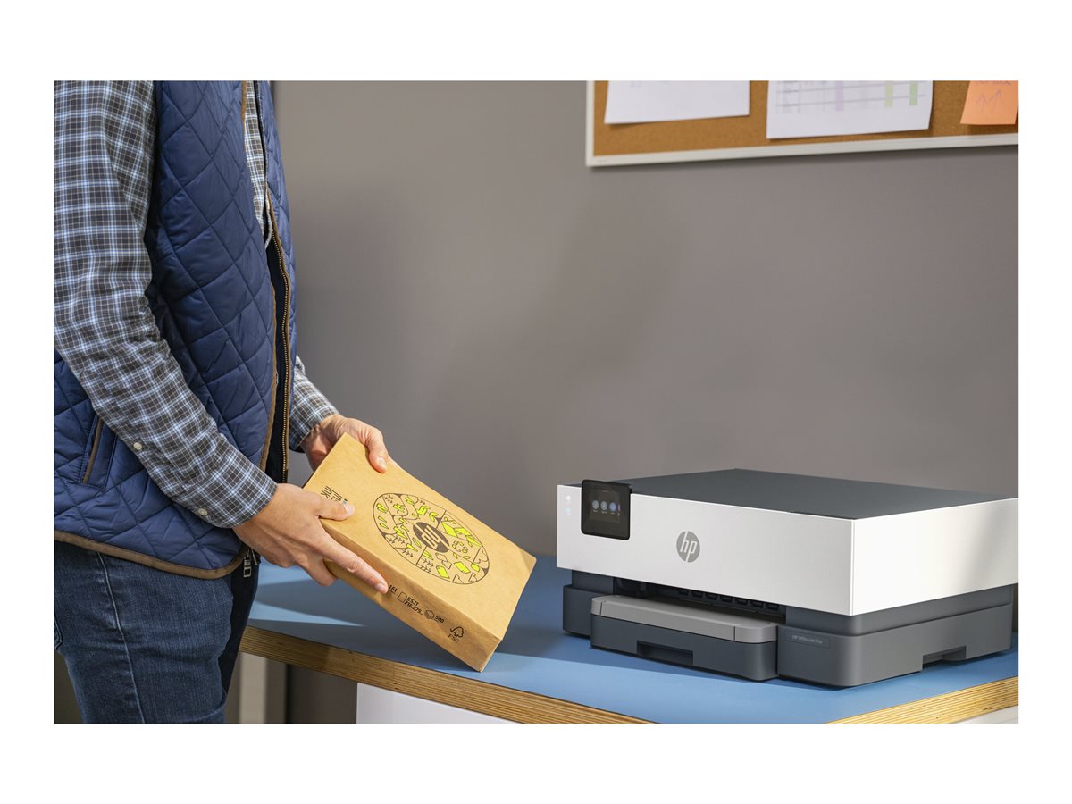 Impressora HP Officejet Pro 9110b Jacto de Tinta Duplex A4 Wi-Fi Cimento - Imagem 10