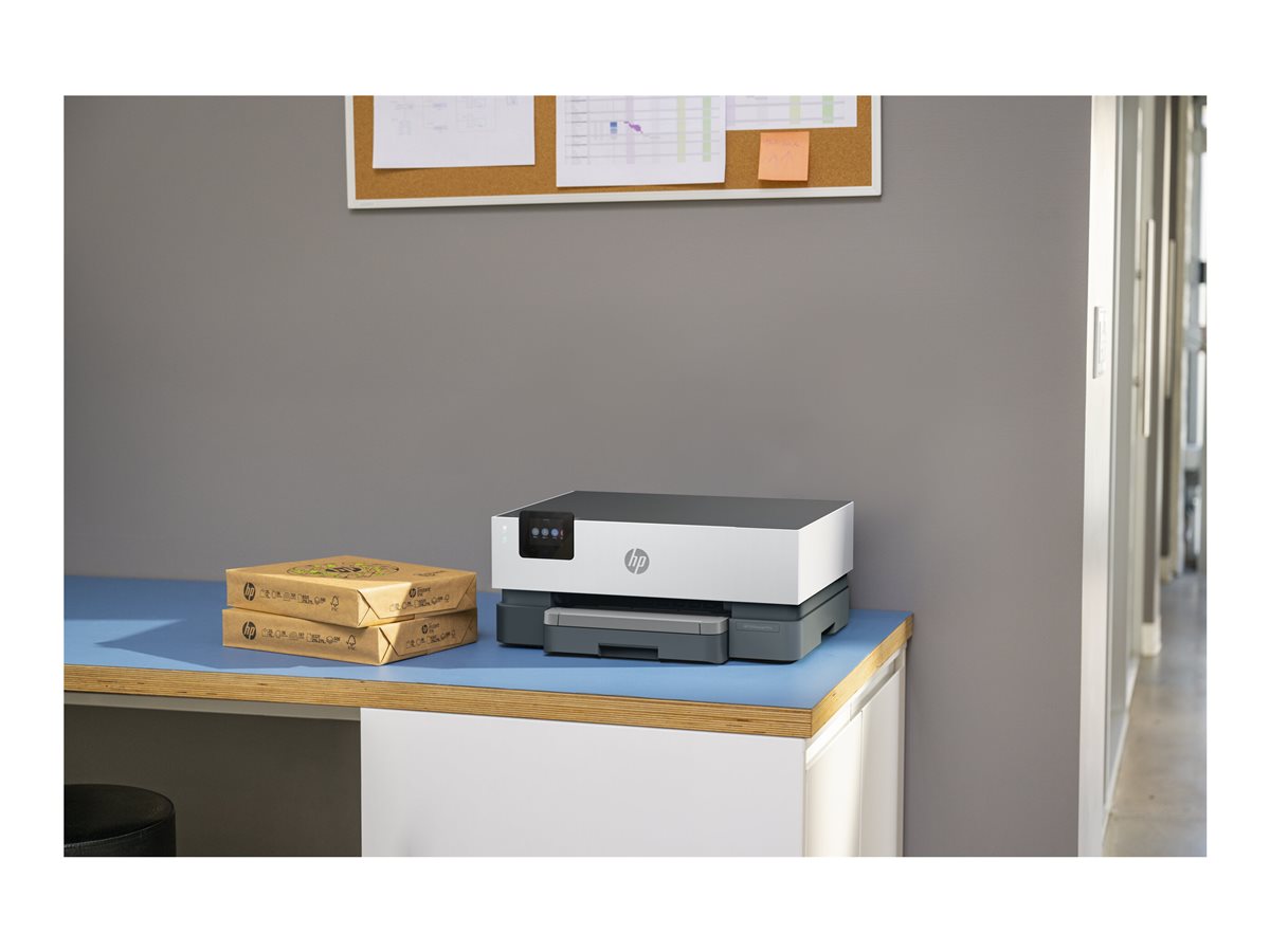 Impressora HP Officejet Pro 9110b Jacto de Tinta Duplex A4 Wi-Fi Cimento - Imagem 8