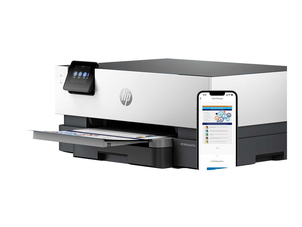 Impressora HP Officejet Pro 9110b Jacto de Tinta Duplex A4 Wi-Fi Cimento