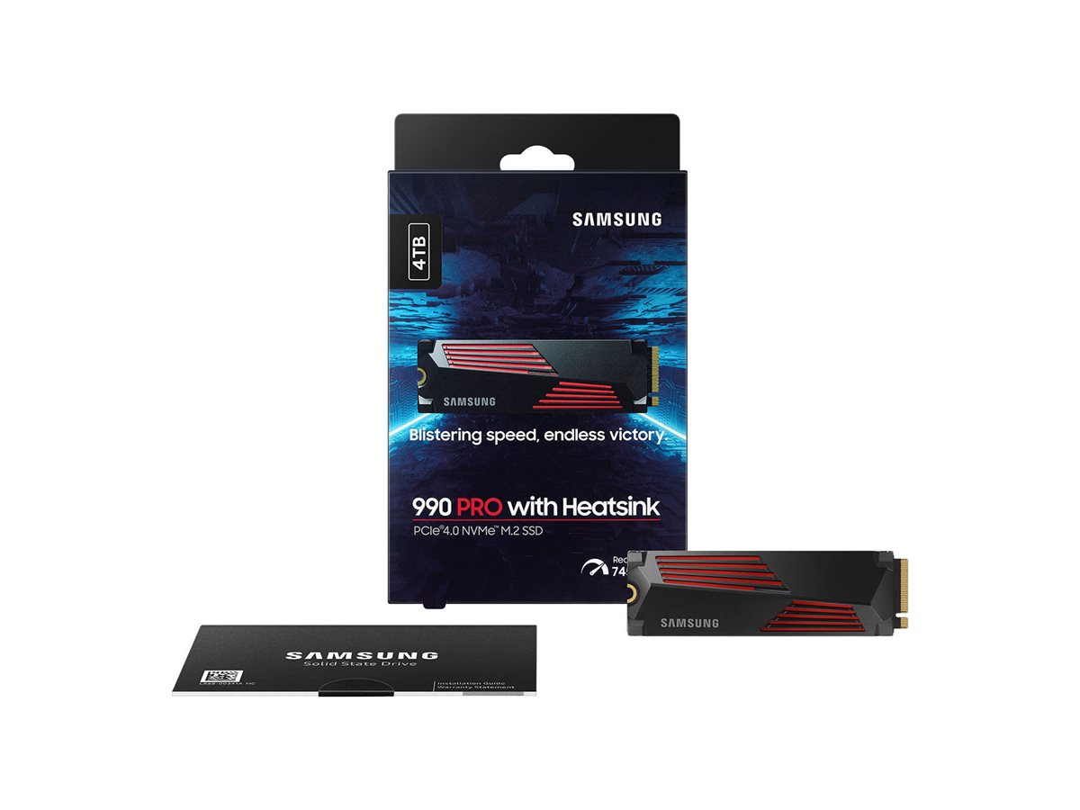 SSD Samsung 990 PRO 4 TB M.2 PCIe 4.0 com Dissipador de Calor - Imagem 3