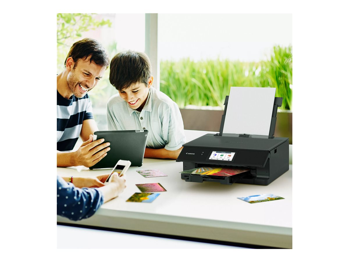 Impressora Multifunções Canon PIXMA TS8750 Jacto Tinta A4 Wi-Fi Preto - Imagem 7