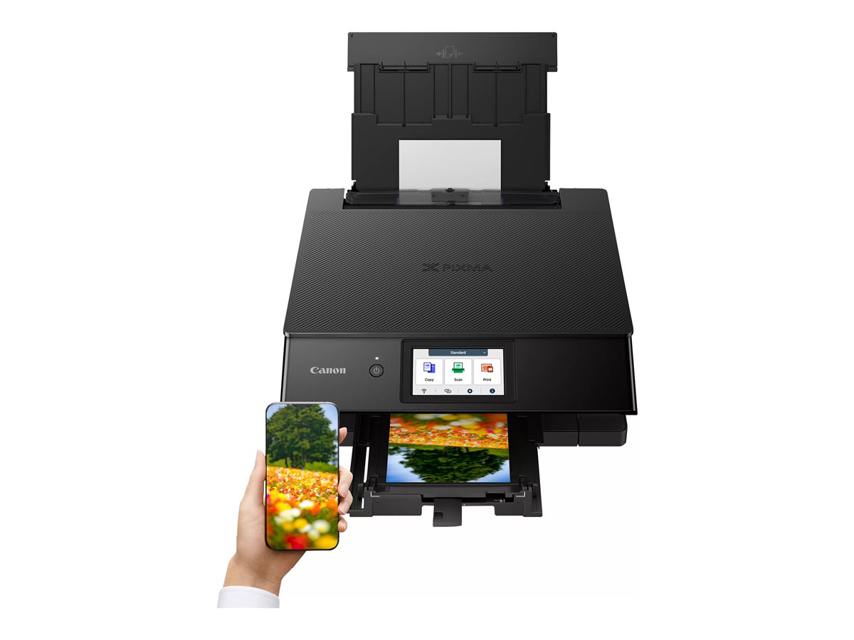 Impressora Multifunções Canon PIXMA TS8750 Jacto Tinta A4 Wi-Fi Preto - Imagem 6