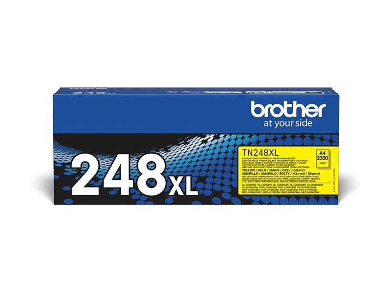 Cartucho Toner Brother TN248XLY Amarelo Alto Rendimento Original