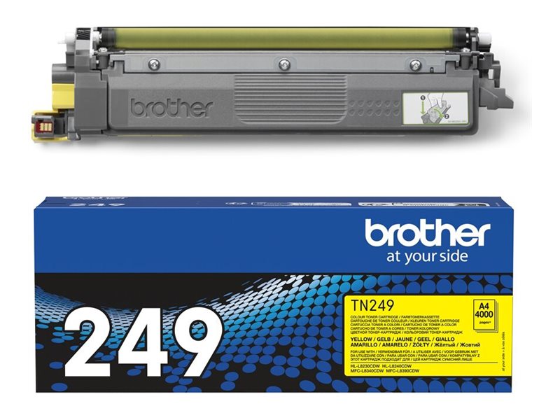Cartucho Toner Brother TN249Y Amarelo Alta Capacidade Original - Imagem 5