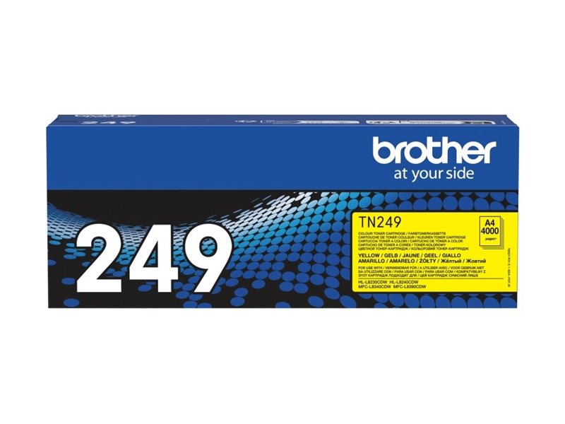 Cartucho Toner Brother TN249Y Amarelo Alta Capacidade Original