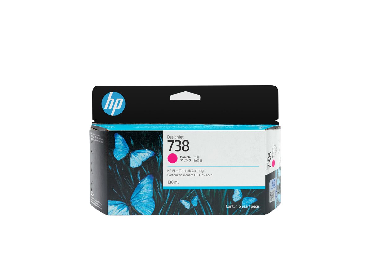 Tinteiro HP 738 Magenta 130 ml Original - Imagem 3