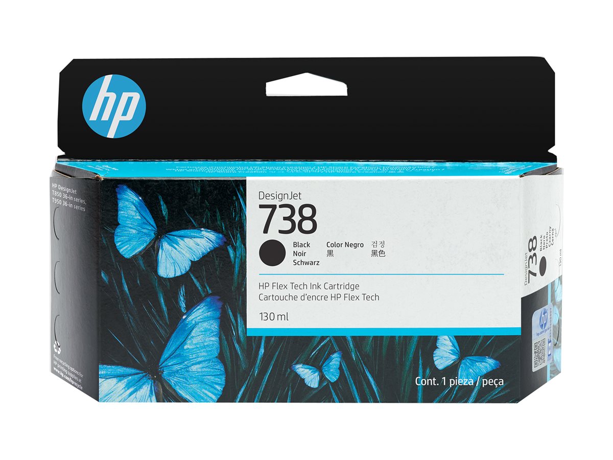 Tinteiro HP 738 Preto 130ml DesignJet