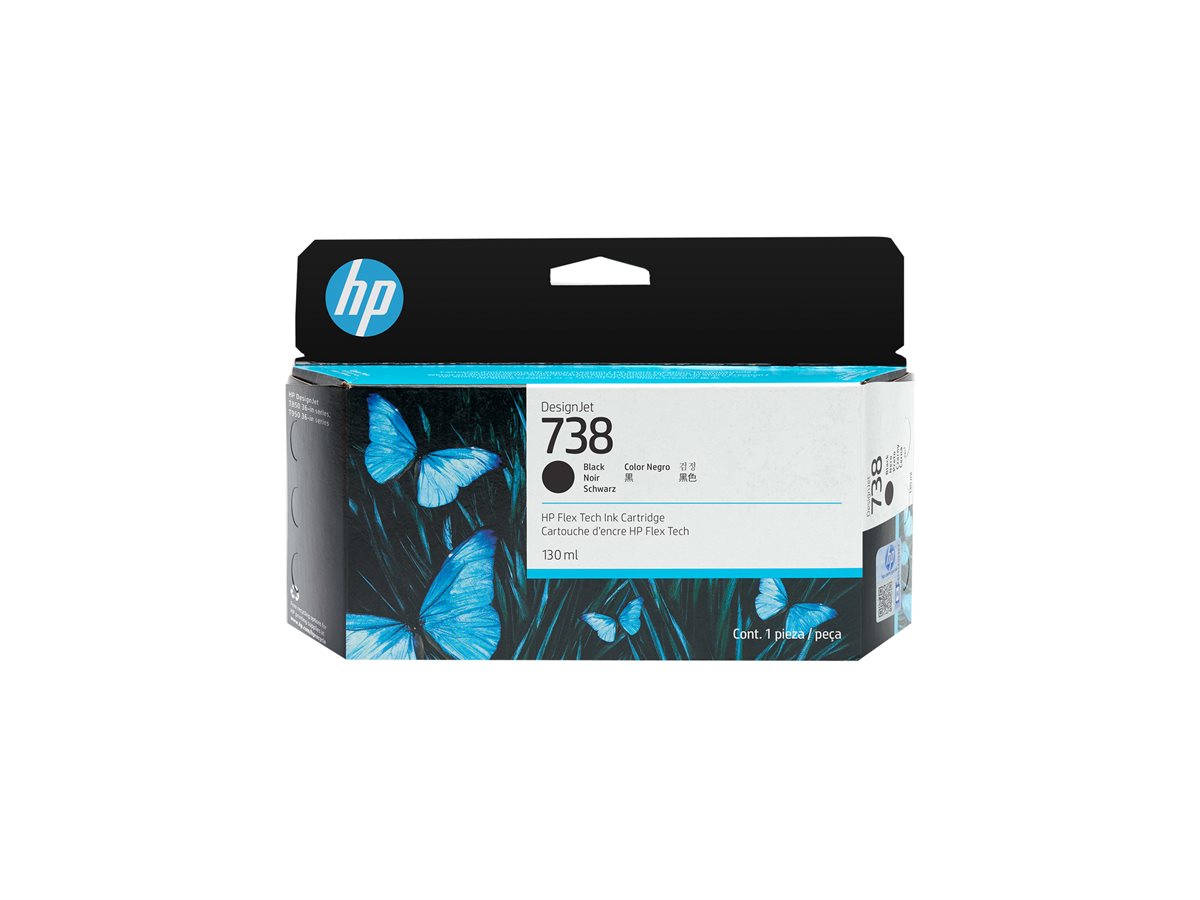 Tinteiro HP 738 Preto 130ml DesignJet - Imagem 2