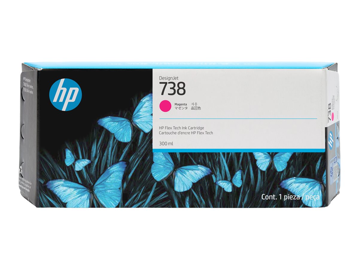 Tinteiro HP 738 DesignJet Magenta 300ml Original