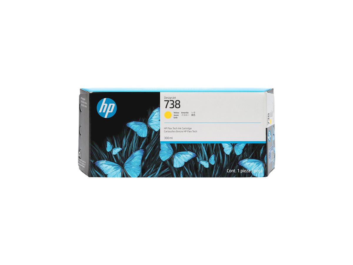 Tinteiro HP 738 Amarelo 300 ml Original