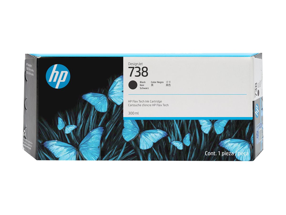 Tinteiro HP 738 Preto 300ml DesignJet Original