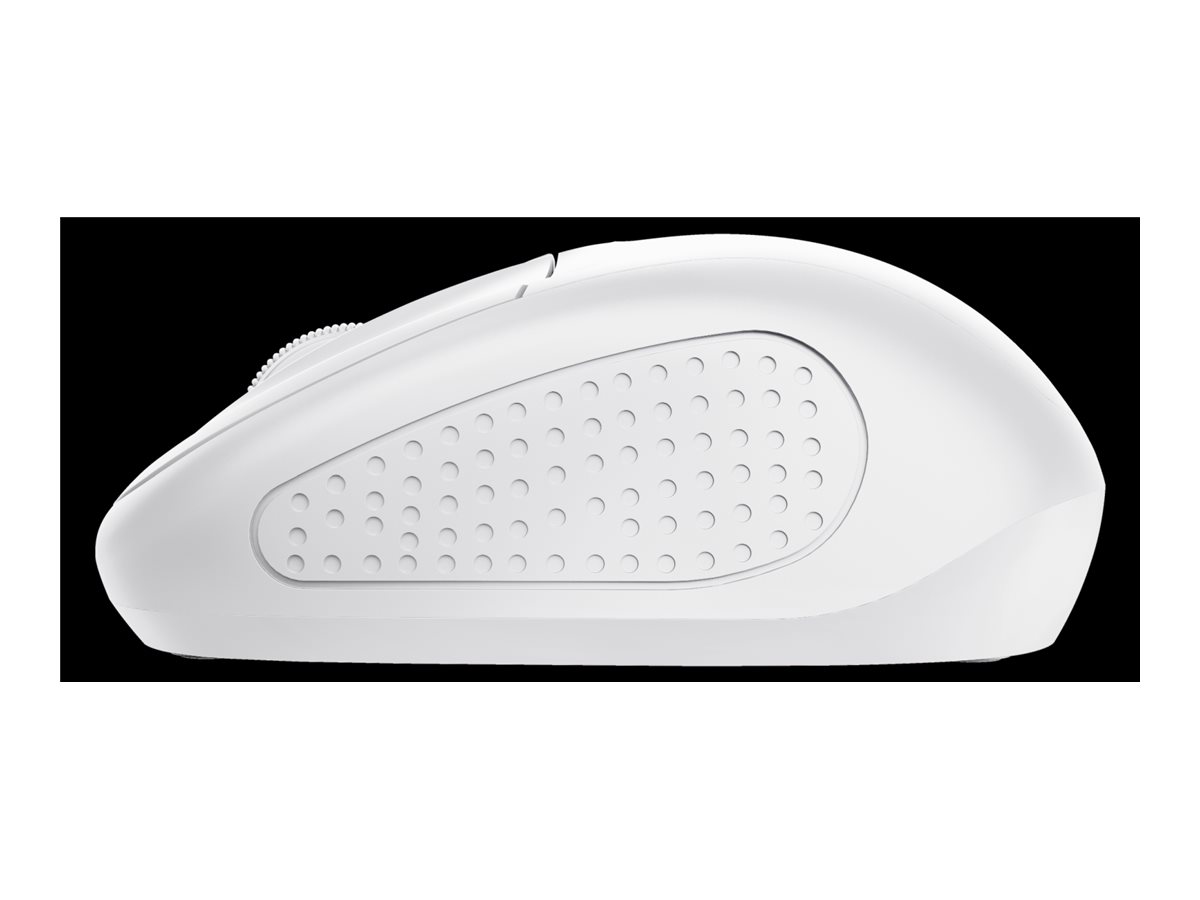 Rato Trust Primo Sem Fios Ambidestro Branco Mate - Imagem 3